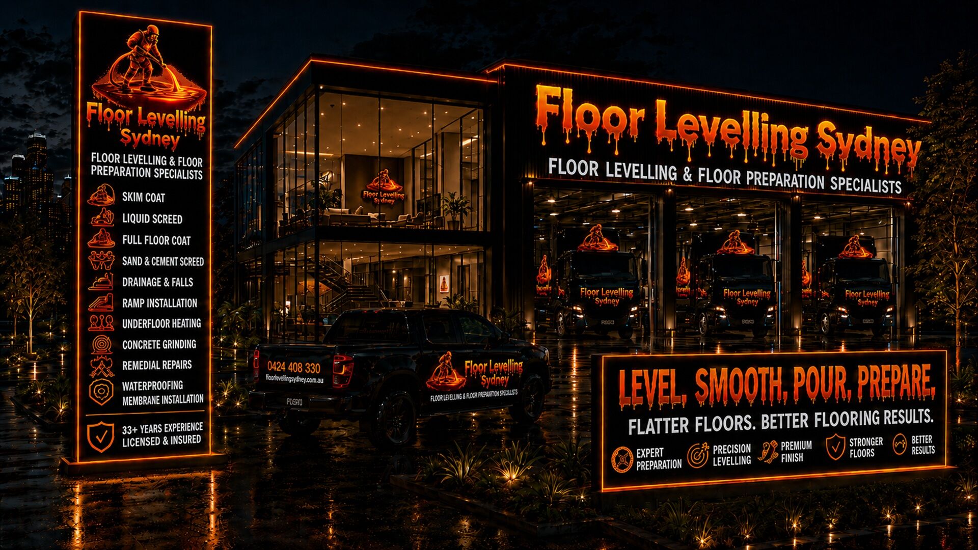 Locations 2 Floor Levelling Sydney - Location