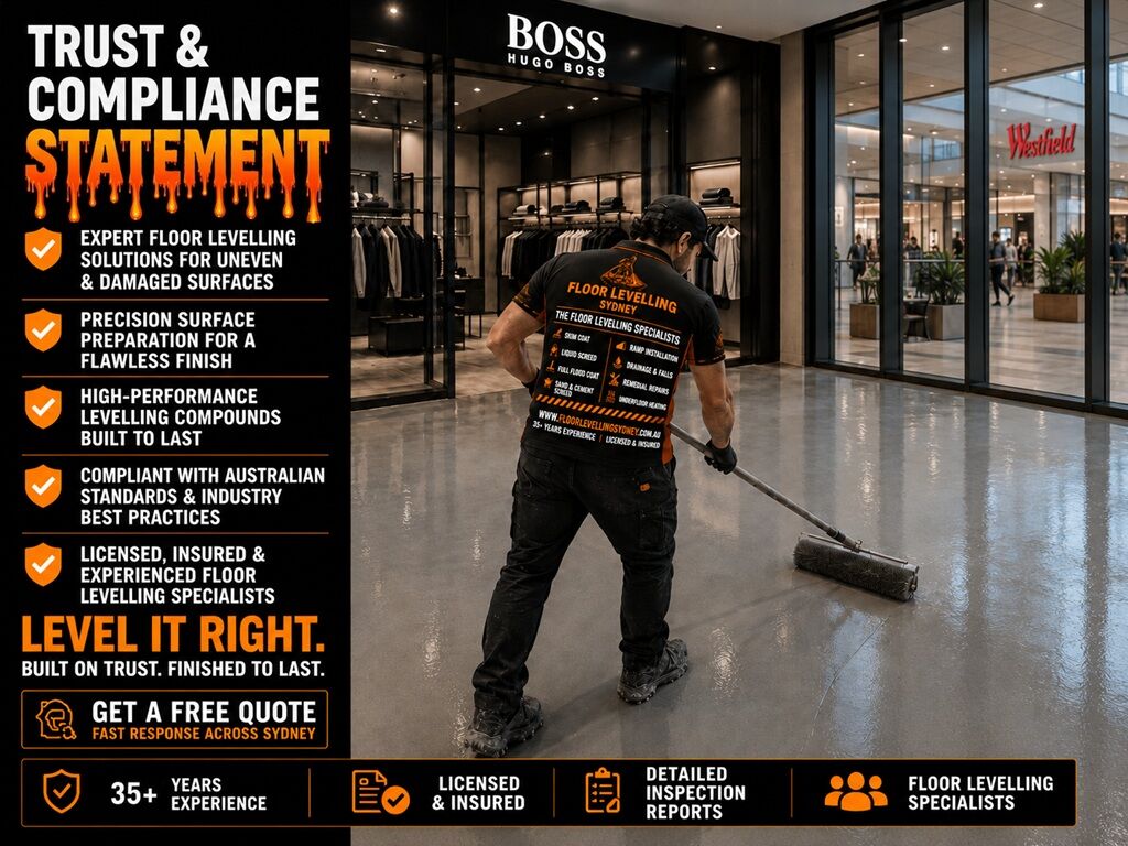 Trust And Compliance Statement - Floor Levelling Sydney