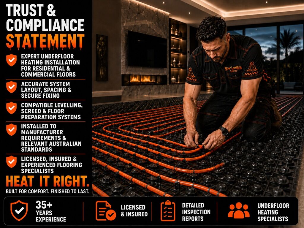 Underfloor Heating Installation 9 Underfloor Heating Installation Sydney - Trust & Compliance Statement